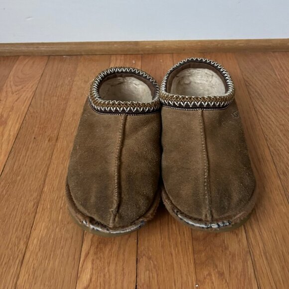 Ugg Australia Tasman Chestnut Brown Tan Slide On Slippers Women’s Size 7 - Picture 2 of 6
